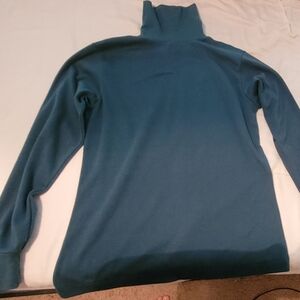 Teal Turtleneck Sweater